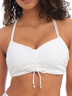 FREYA Sundance Bralette Bikini Top - White