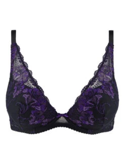 Aubade A Fleur De Toi High Apex Plunge Bra - Dark Orchid -FREYA Shop braforme aubade a fleur de toi IBN81 6 DARO c