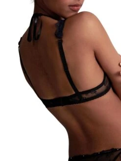 Aubade Amour Precieux Half Cup Bra - Cosmic Blue -FREYA Shop braforme aubade amourp udf14 cosb back