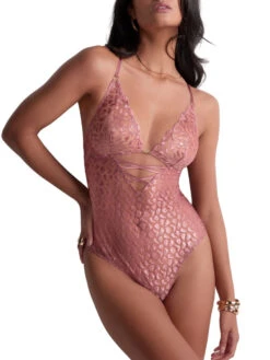 Aubade Crazy In Love Bodysuit - Warm Pink -FREYA Shop braforme aubade crazy in love 5D86 WARM 2f