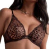 Aubade Crazy In Love Triangle Plunge Bra - Satin Brown -FREYA Shop braforme aubade crazy in love 5DF12 SATI f