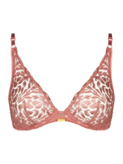 Aubade Crazy In Love Triangle Plunge Bra - Warm Pink -FREYA Shop braforme aubade crazy in love 5DF12 WARM c