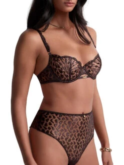 Aubade Crazy In Love Half Cup Bra - Satin Brown -FREYA Shop braforme aubade crazy in love 5DF14 SATI 2f