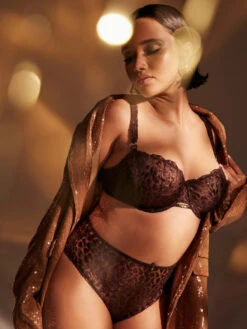 Aubade Crazy In Love Half Cup Bra - Satin Brown -FREYA Shop braforme aubade crazy in love 5DF14 SATI 2l