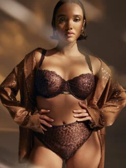 Aubade Crazy In Love Half Cup Bra - Satin Brown -FREYA Shop braforme aubade crazy in love 5DF14 SATI l
