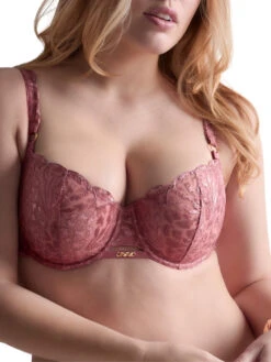 Aubade Crazy In Love Half Cup Bra - Warm Pink -FREYA Shop braforme aubade crazy in love 5DF14 WARM 3f