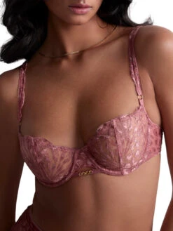 Aubade Crazy In Love Half Cup Bra - Warm Pink