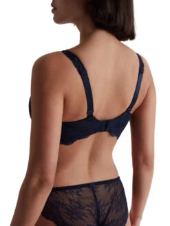 Aubade Danse Des Sens Comfort Half-Cup Bra - Evening Blue -FREYA Shop braforme aubade danse des sens OG14 02 EVEB 2b