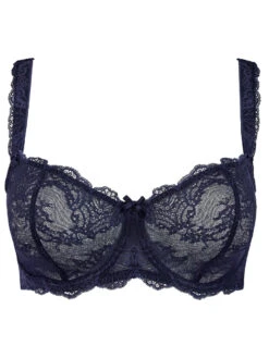 Aubade Danse Des Sens Comfort Half-Cup Bra - Evening Blue -FREYA Shop braforme aubade danse des sens OG14 02 EVEB c