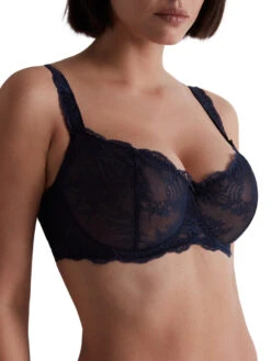 Aubade Danse Des Sens Comfort Half-Cup Bra - Evening Blue