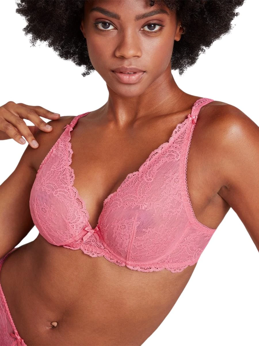 Aubade Danse Des Sens Triangle Plunge Bra - Guava 6 Aubade Danse Des Sens Triangle Plunge Bra - Guava - Image 4