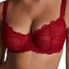 Aubade Danse Des Sens Comfort Half-Cup Bra - Irresistible Red -FREYA Shop braforme aubade danse des sense 0G14 02 IRRE f