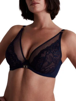 Aubade Feeling Myself Triangle Plunge Bra - Astral Blue 15 Aubade Feeling Myself Triangle Plunge Bra - Astral Blue -FREYA Shop braforme aubade feeling myself 3AF12 ASTB 3f
