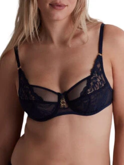 Aubade Feeling Myself High Apex Full Cup Bra - Astral Blue