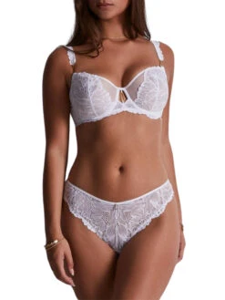Aubade Flowermania Half Cup Bra - Blanc -FREYA Shop braforme aubade flowermania LAF14 BLAN 3f