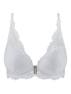 Aubade Flowermania High Apex Plunge Bra - Blanc -FREYA Shop braforme aubade flowermania LAN81 BLAN c