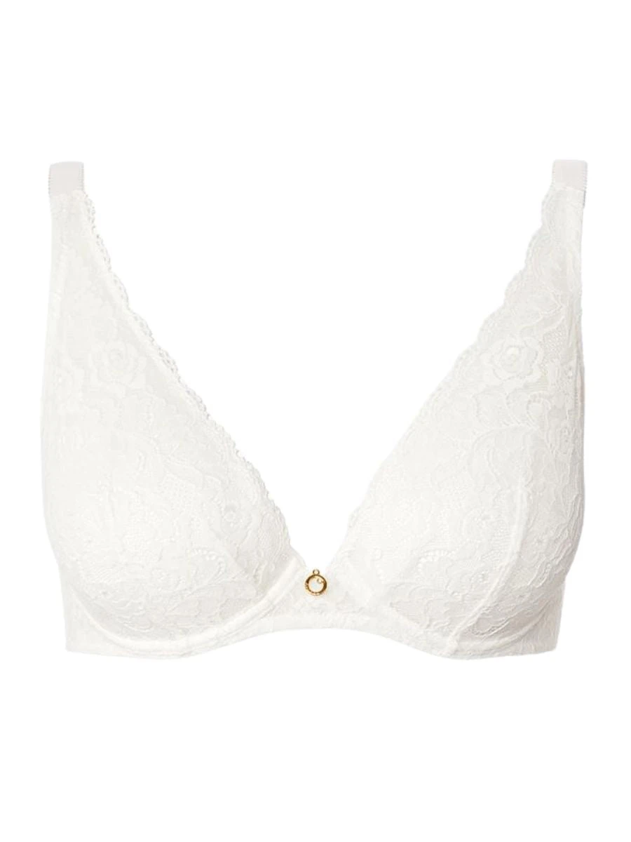 Aubade Rosessence Comfort Triangle Plunge Bra - Opal 6 Aubade Rosessence Comfort Triangle Plunge Bra - Opal - Image 4