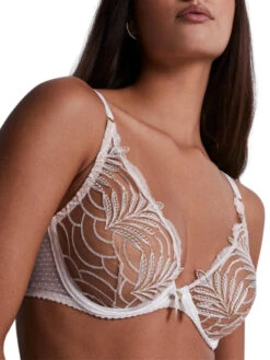 Aubade Hypnolove Triangle Plunge Bra - Gold Feather -FREYA Shop braforme aubade hypnolove LDF12 GOLF 2f