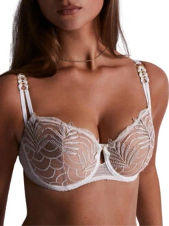 Aubade Hypnolove Half Cup Bra - Gold Feather -FREYA Shop braforme aubade hypnolove LDF14 GOLF 2f