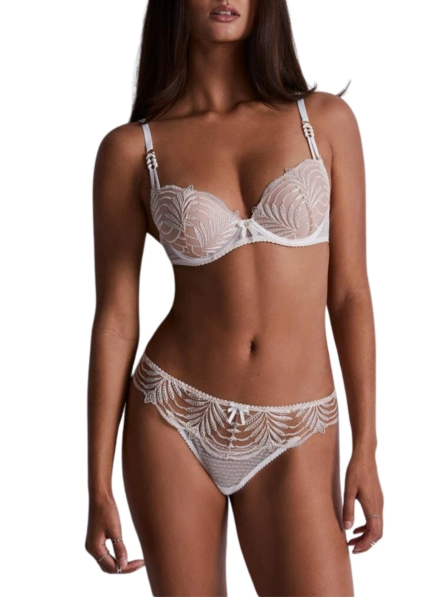 Aubade Hypnolove Moulded Push-Up Bra - Gold Feather 8 Aubade Hypnolove Moulded Push-Up Bra - Gold Feather - Image 6