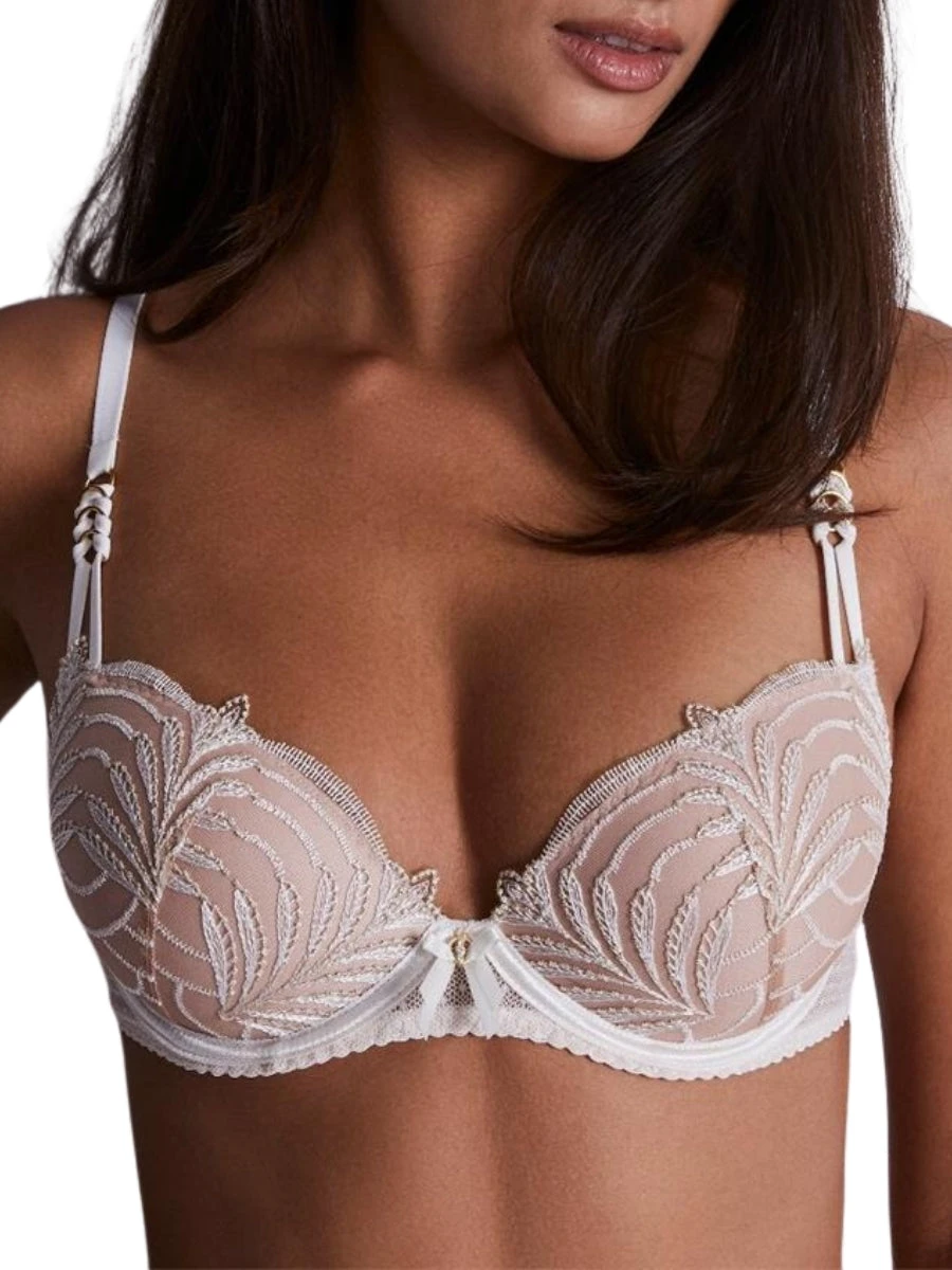 Aubade Hypnolove Moulded Push-Up Bra - Gold Feather 3 Aubade Hypnolove Moulded Push-Up Bra - Gold Feather