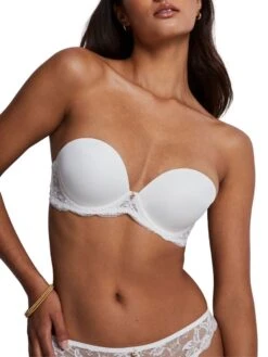 Aubade Kiss Of Love Moulded Strapless Multiway Bra - Opale -FREYA Shop braforme aubade kiss of love 2CPO6 OPAL 4f