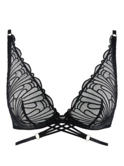Aubade L'Indomptable Triangle Plunge Bra - Afterdark -FREYA Shop braforme aubade lindomptable 1IN12 c