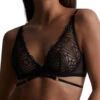 Aubade L'Indomptable Triangle Plunge Bra - Afterdark -FREYA Shop braforme aubade lindomptable 1IN12 f