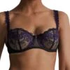 Aubade A Fleur De Toi Half Cup Bra - Dark Orchid -FREYA Shop braforme aubade lingerie a 20fleur 20de 20toi ibf14 dark f1