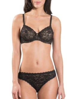 Aubade Rosessence Italian Brief -FREYA Shop braforme aubade lingerie briefs knickers thong hk27 noir full