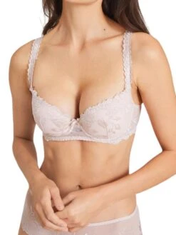 Aubade Softessence Moulded Half Cup Bra - Skin -FREYA Shop braforme aubade lingerie half cup bra tmn04 skin f