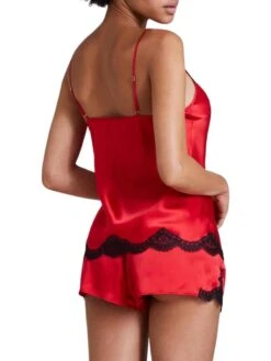 Aubade Toi Mon Amour Silk Cami Top - Rouge Passion -FREYA Shop braforme aubade lingerie qs38 rouge b