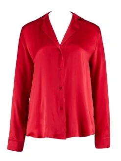 Aubade Toi Mon Amour Silk Blouse - Rouge Passion -FREYA Shop braforme aubade lingerie qs44 rouge cut