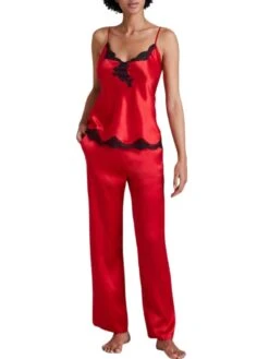 Aubade Toi Mon Amour Silk Pants - Rouge Passion -FREYA Shop braforme aubade lingerie qs60 rouge full1