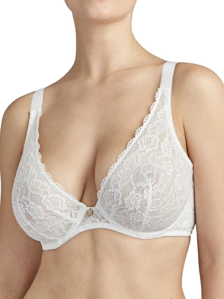 Aubade Rosessence Comfort Triangle Plunge Bra - Opal 3 Aubade Rosessence Comfort Triangle Plunge Bra - Opal