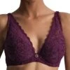 Aubade Rosessence Plunge Bra - Berry -FREYA Shop braforme aubade lingerie rosessence hk81 berry f