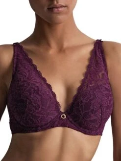 Aubade Rosessence Plunge Bra - Berry
