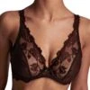 Aubade Softessence Triangle Bra - Espresso