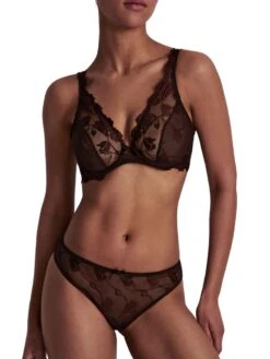 Aubade Softessence Triangle Bra - Espresso -FREYA Shop braforme aubade lingerie softessence tmf12 espresso full