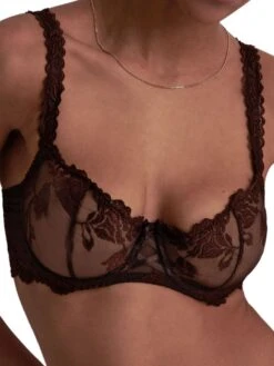 Aubade Softessence Half Cup Bra - Espresso
