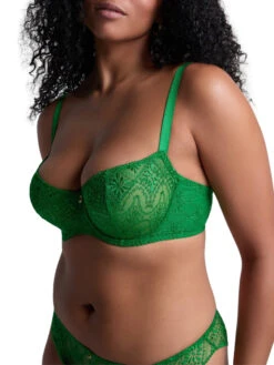 Aubade Losing My Mind Half Cup Bra - Green Island -FREYA Shop braforme aubade losing my mind 4FF14 GRES 3f