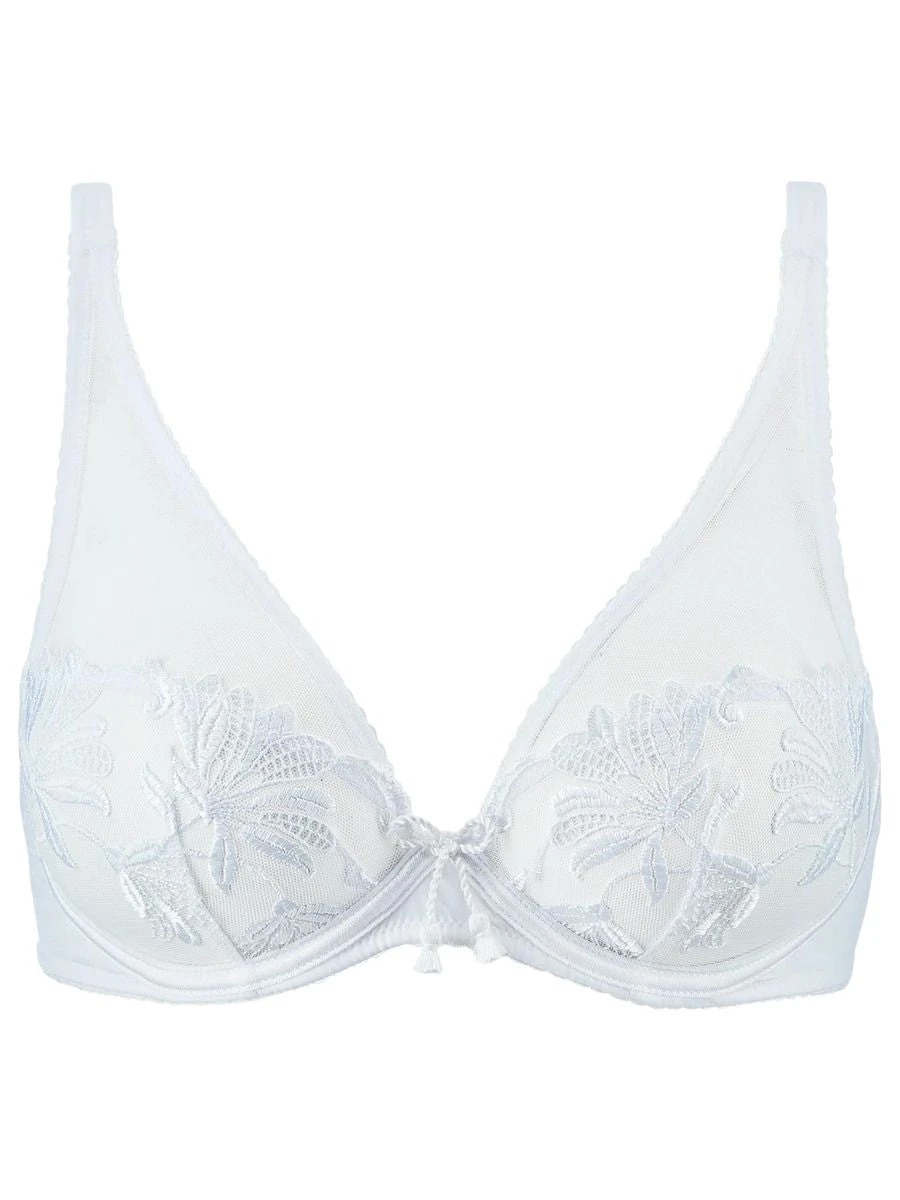 Aubade Lovessence Underwired Triangle Bra - Blanc 7 Aubade Lovessence Underwired Triangle Bra - Blanc - Image 5