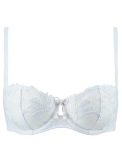 Aubade Lovessence Half Cup Bra - Blanc -FREYA Shop braforme aubade lovessence rmf14 blanc c