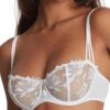 Aubade Lovessence Half Cup Bra - Blanc -FREYA Shop braforme aubade lovessence rmf14 blanc f