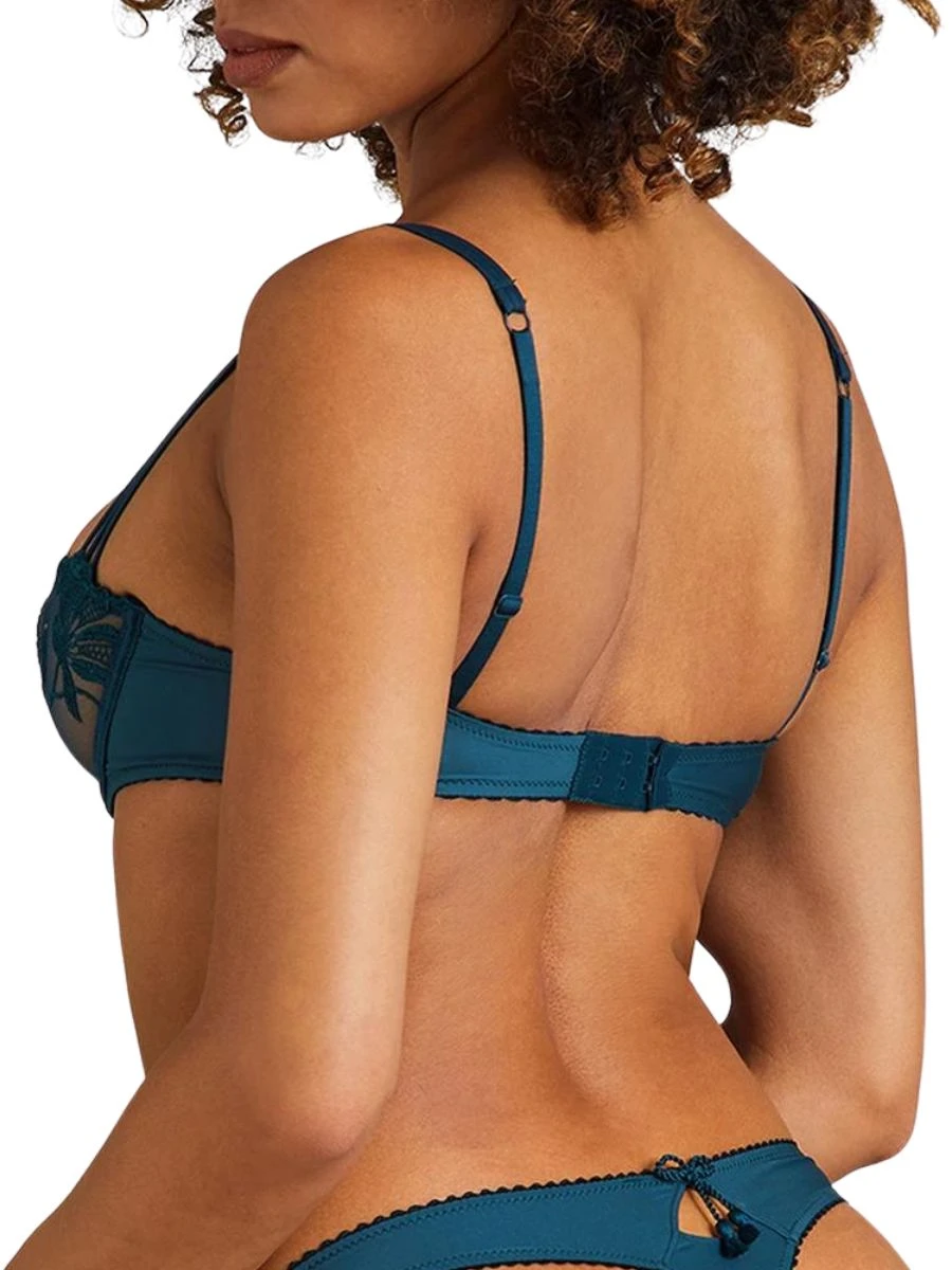 Aubade Lovessence Half Cup Bra - Imperial Green 5 Aubade Lovessence Half Cup Bra - Imperial Green - Image 3