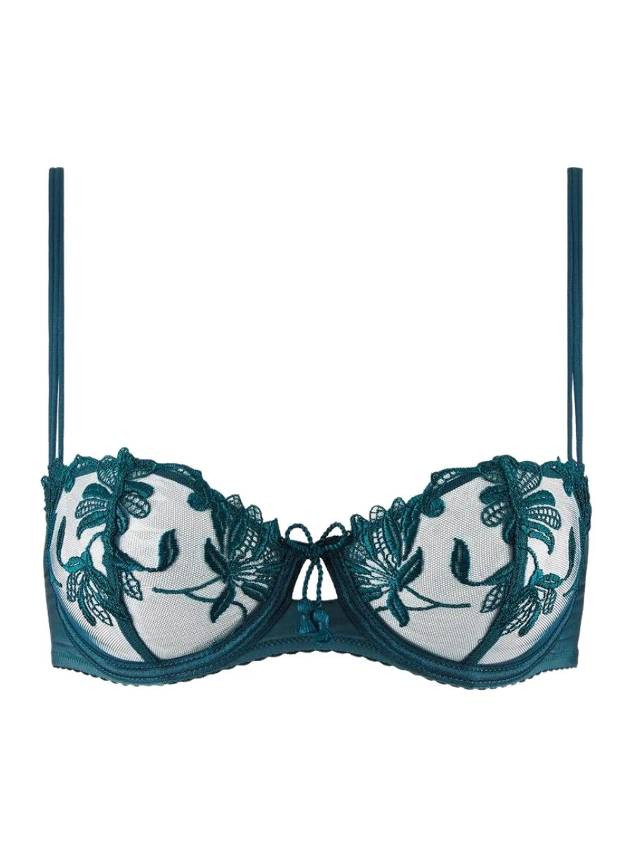 Aubade Lovessence Half Cup Bra - Imperial Green 7 Aubade Lovessence Half Cup Bra - Imperial Green - Image 5