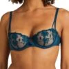 Aubade Lovessence Half Cup Bra - Imperial Green -FREYA Shop braforme aubade lovessence rmf14 img f
