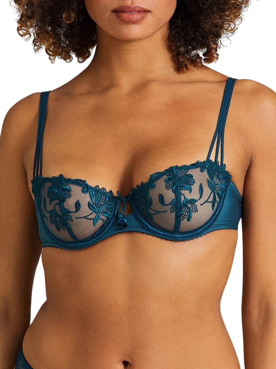 Aubade Lovessence Half Cup Bra - Imperial Green 3 Aubade Lovessence Half Cup Bra - Imperial Green