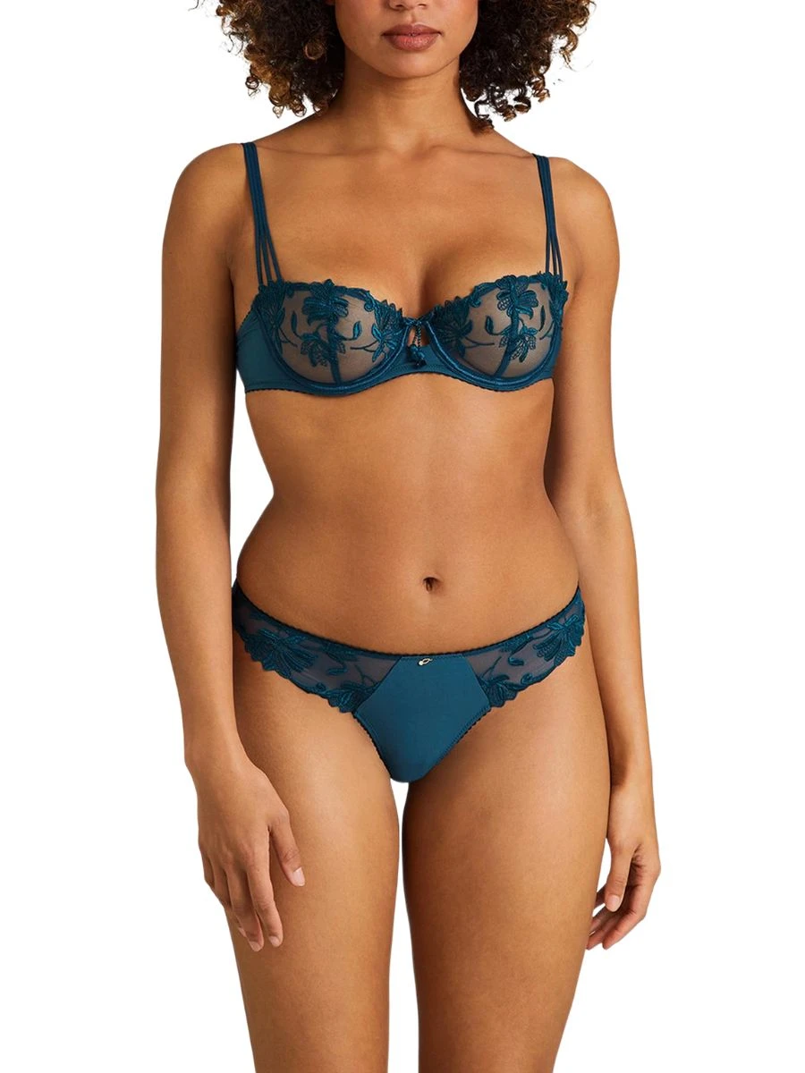 Aubade Lovessence Half Cup Bra - Imperial Green 4 Aubade Lovessence Half Cup Bra - Imperial Green - Image 2