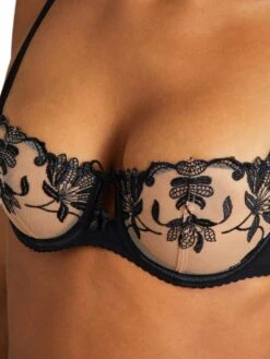 Aubade Lovessence Half Cup Bra - Noir -FREYA Shop braforme aubade lovessence rmf14 noi cl